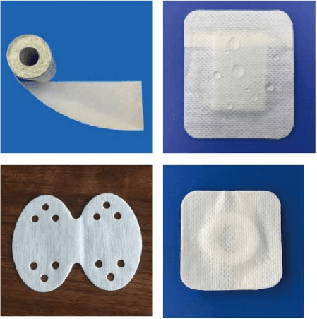 Nonwoven Roll Dressing With Pad